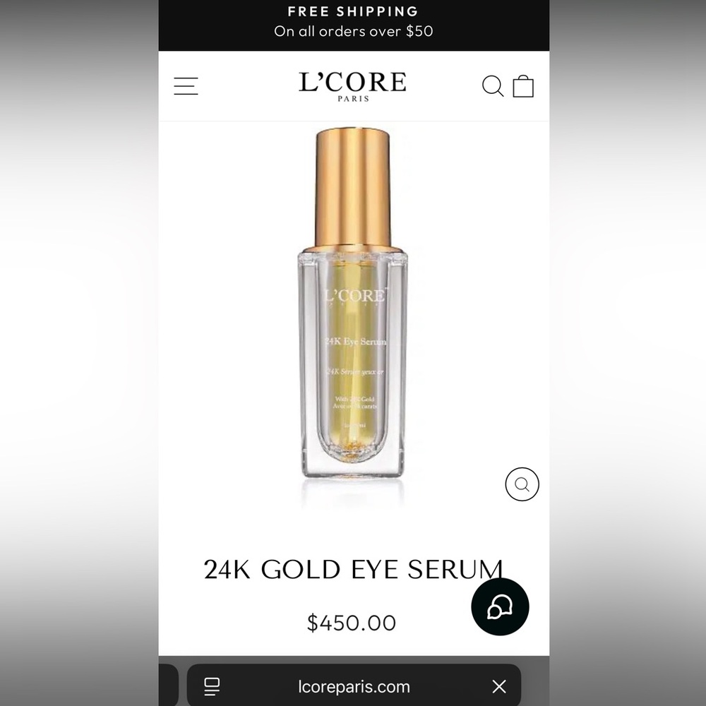 L’Core 24K Eye Serum